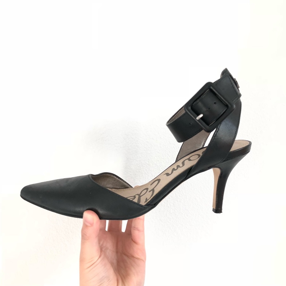 Sam Edelman Black Okala Heels